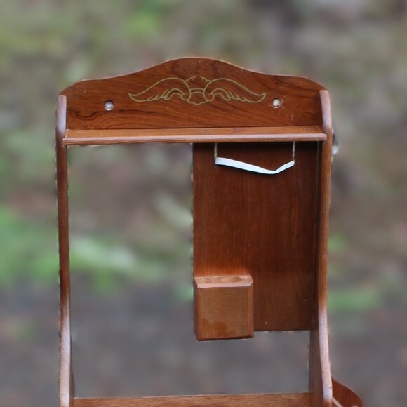 🌸VTG Mail & Key Holder - Practical Wall Station with Cork Board - Picture 9 of 12